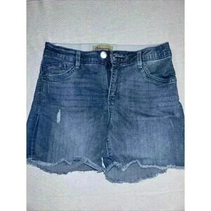 Democracy Size 6 AB Technology Women's 4” Inseam Medium Wash Jean Shorts Classic